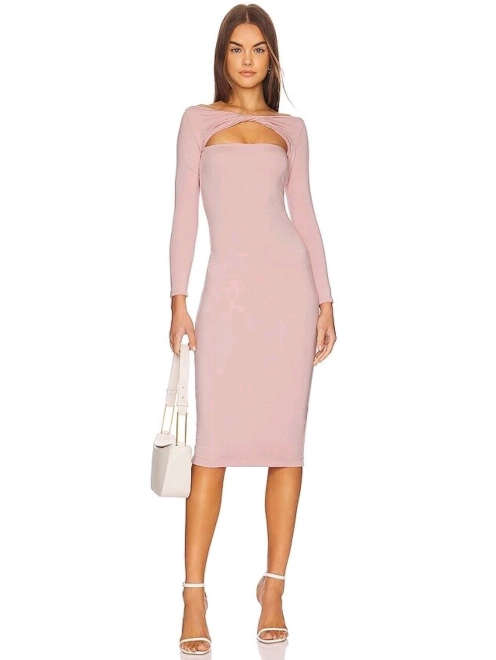 SER.O.YA seroya Irene Dress in Pastel Pink Size Small